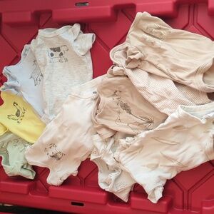 Carter's unisex set of 10 preemie onsies